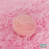Baby Artificial Fur Layer and Knitted Stretch Wrap SR081 | NB | Pink Peach